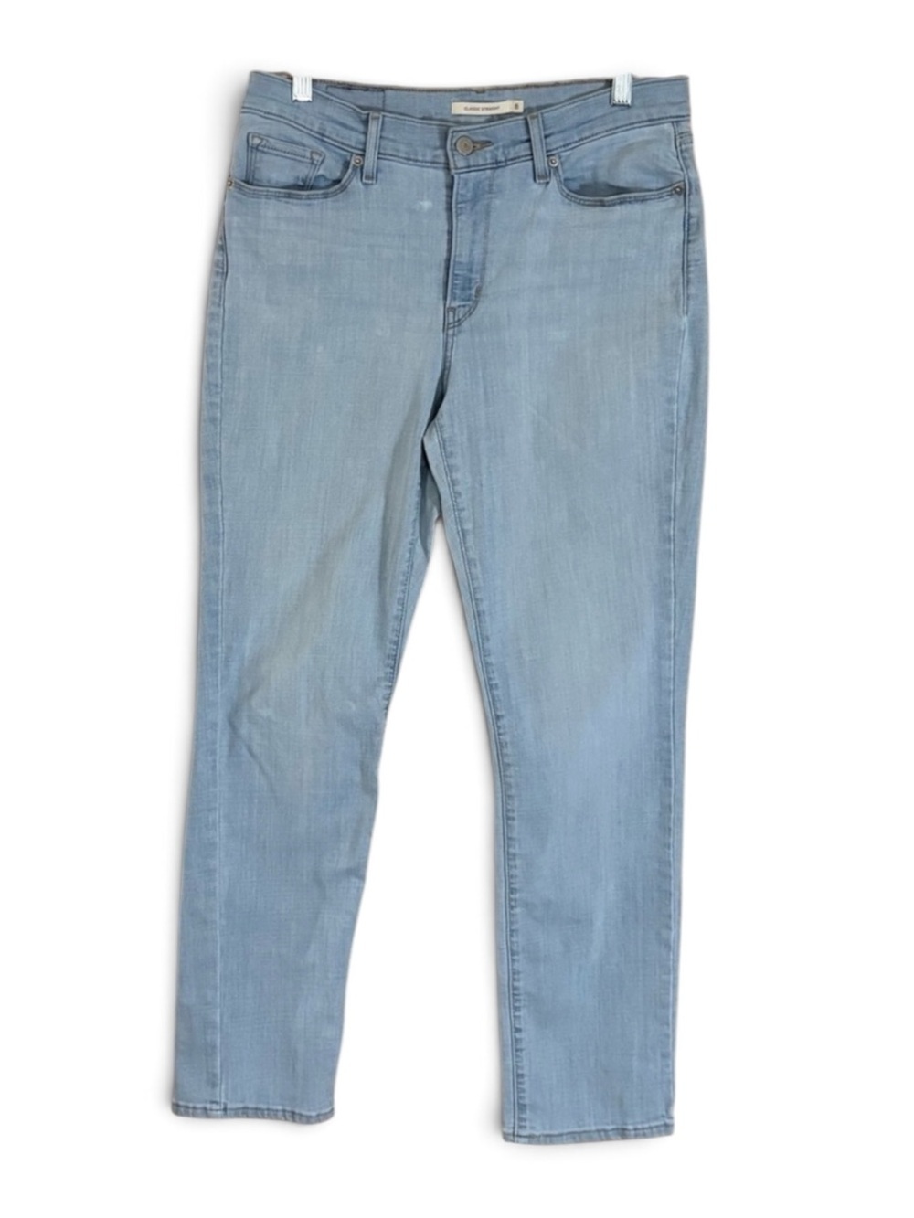 Levi's Light Blue Classic Straight Leg Jeans
